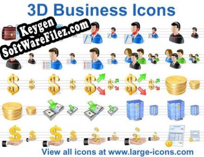 Free key for 3D Business Icons