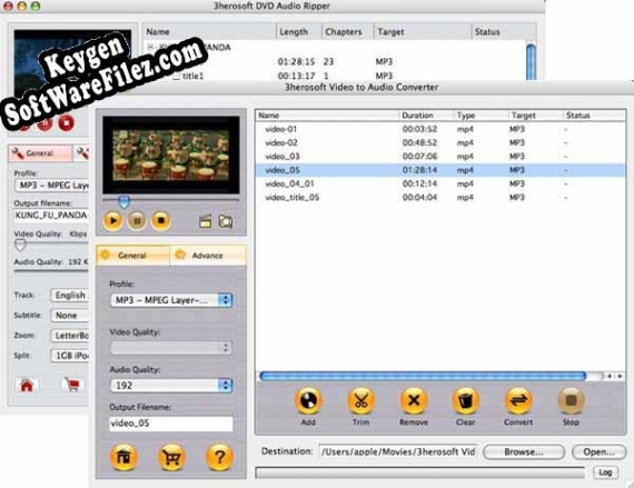 Free key for 3herosoft DVD to Audio Suite for Mac