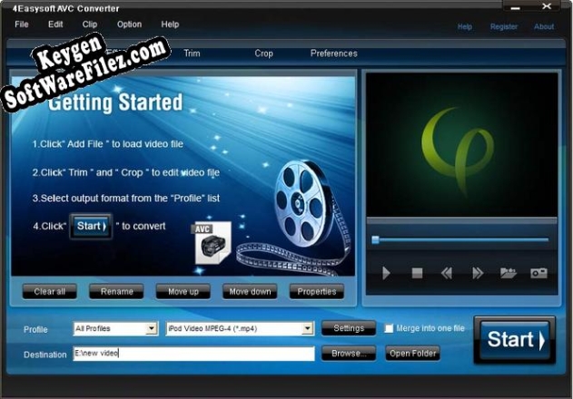 4Easysoft AVC Converter Key generator