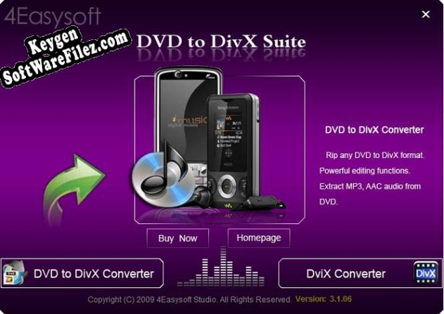 4Easysoft DVD to DivX Suite activation key