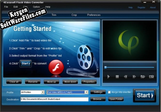 4Easysoft Flash Video Converter activation key