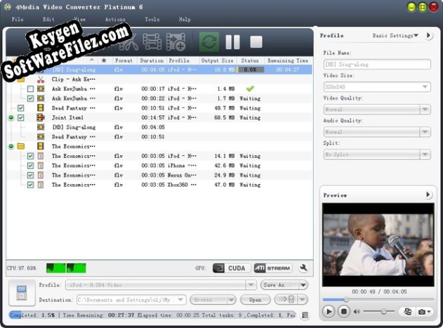 4Media Video Converter Platinum Key generator