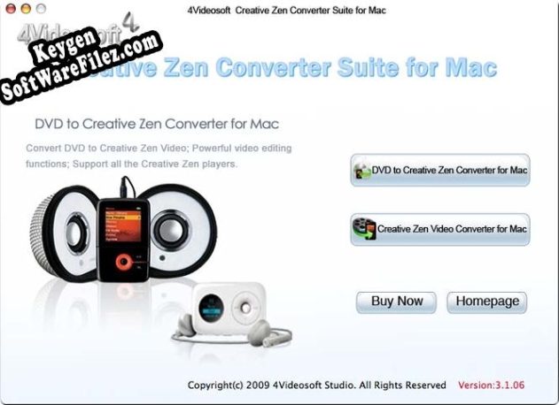 4Videosoft Creative Zen Suite  for Mac activation key