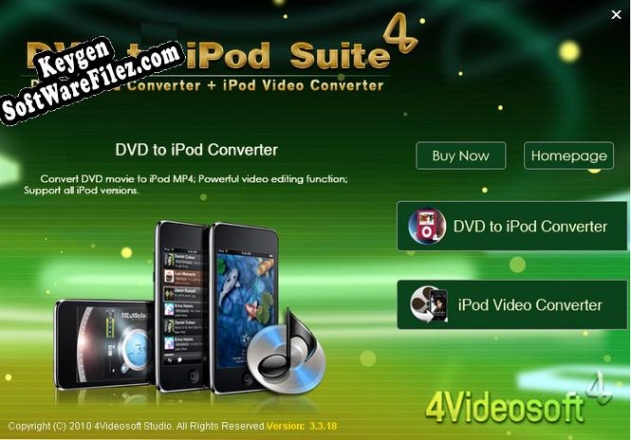 4Videosoft DVD to iPod Suite activation key