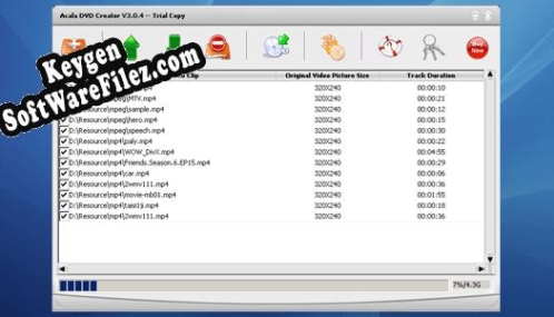 Activation key for Acala DVD Creator