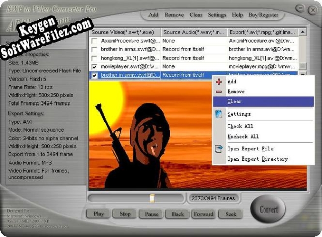 Activation key for ADShareit SWF to Video Converter Pro