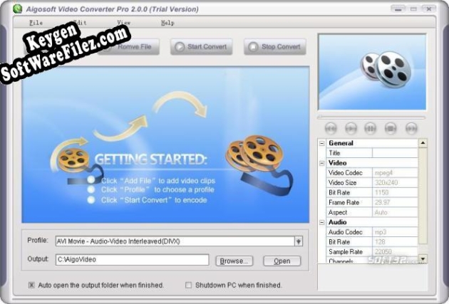 Key for Aigo Video Converter Pro