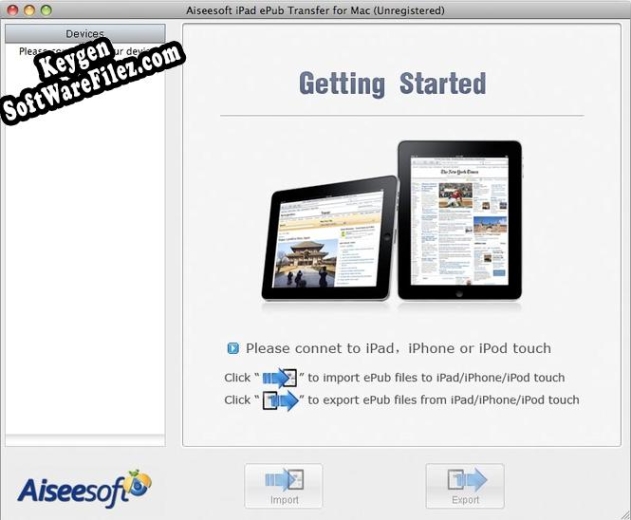 Free key for Aiseesoft iPad ePub Transfer for Mac