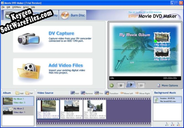 Registration key for the program AnvSoft Movie DVD Maker