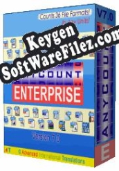 Key generator (keygen) AnyCount 7.0 Professional - Corporate License (6 PCs) - Upgrade to Enterprise