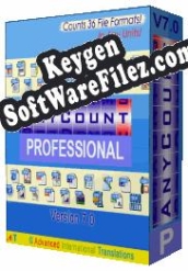 Registration key for the program AnyCount 7.0 Professional - Corporate License (8 PCs)