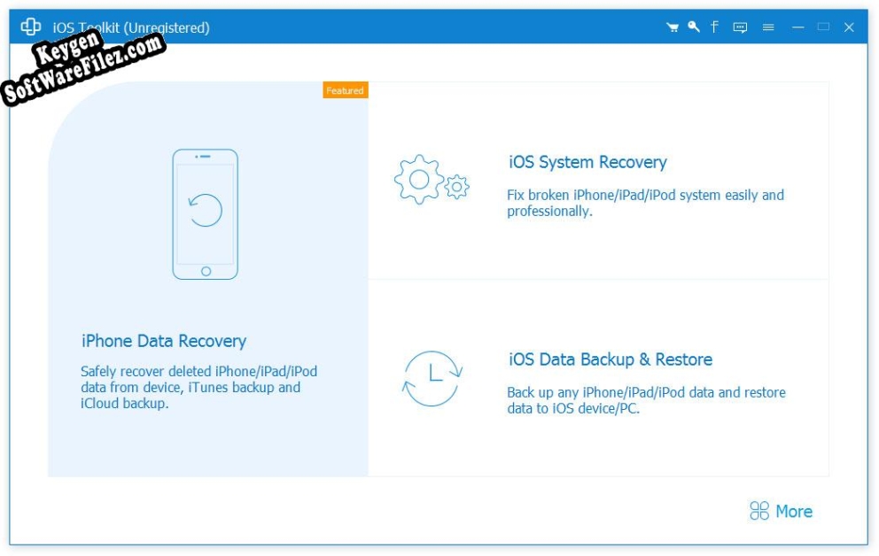 AnyMP4 iPhone Data Recovery key generator