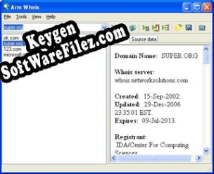 Arm Whois key free