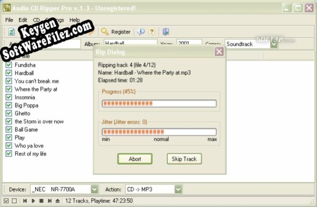 Audio CD Ripper Pro Key generator