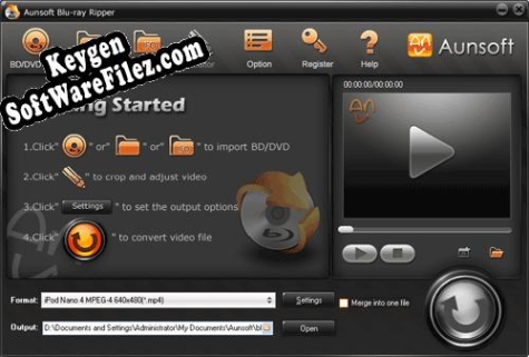 Aunsoft Blu-ray Ripper serial number generator