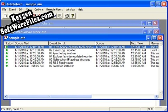 AutoIntern Key generator