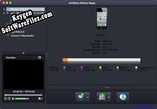 AVCWare iPhone Magic for Mac activation key