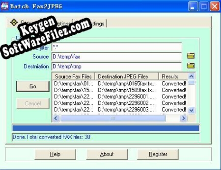 Batch Fax2JPEG key free