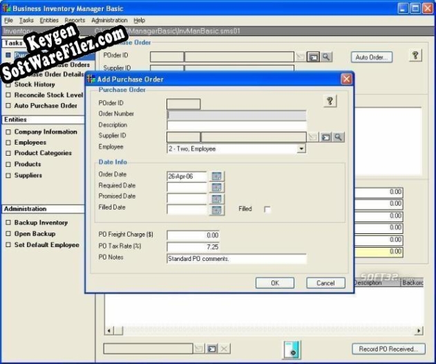 Business Inventory Manager Basic Key generator