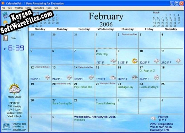CalendarPal Desktop Calendar activation key