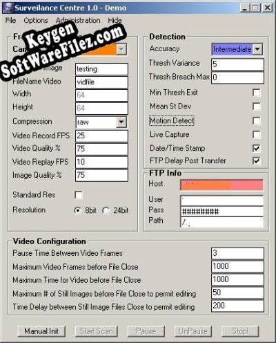 Free key for Camera Surveillance