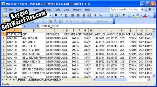 Key for Canadian Postal Code Database (Gold Edition)