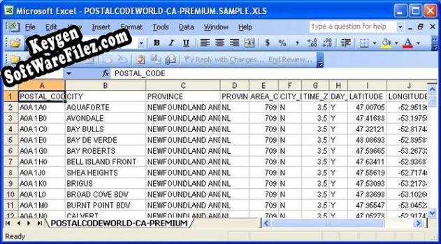 Canadian Postal Code Database (Premium Edition) key generator
