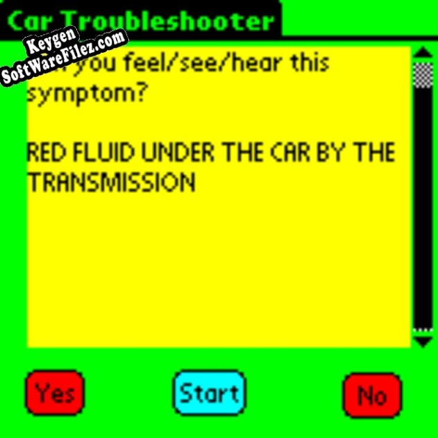 Activation key for Car Troubleshooter (PPC OS)