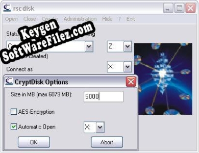 CryptDisk rscdisk Key generator