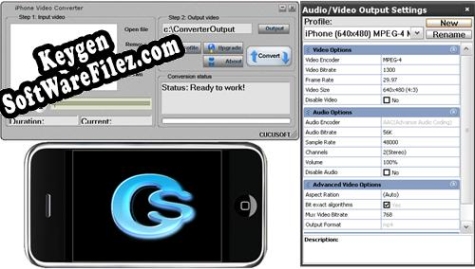 Key generator for Cucusoft iPhone Video Converter