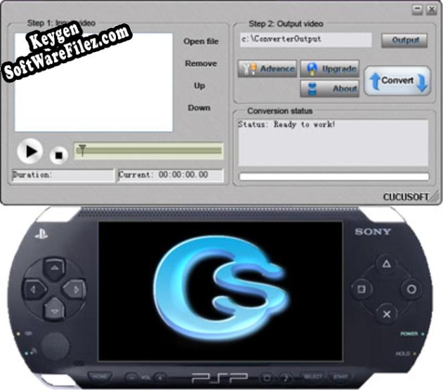 Cucusoft PSP Video Converter + DVD to PSP Suite key free