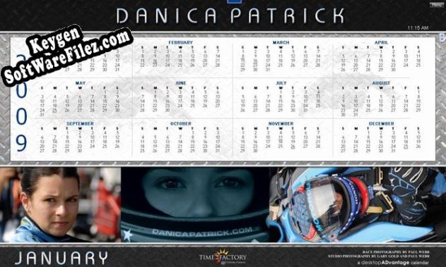 Danica Patrick 2009 Calendar for Macintosh activation key