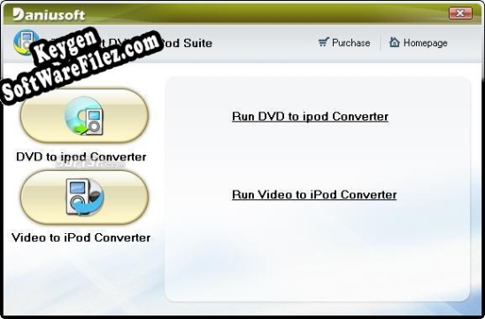 Daniusoft DVD to iPod Suite serial number generator