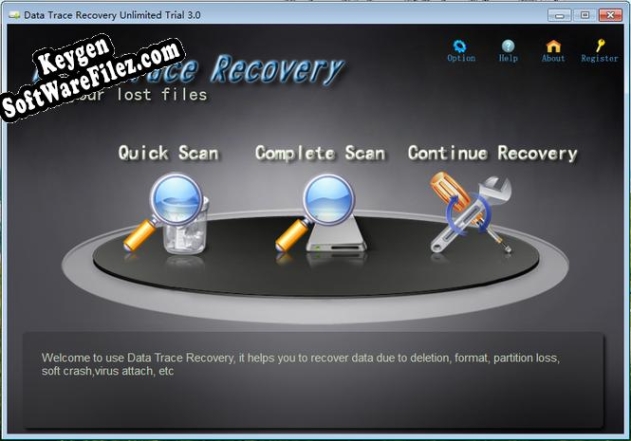 Key for Data Trace Recovery Unlimited