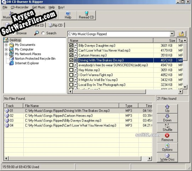 DB CD Burner & Ripper Key generator