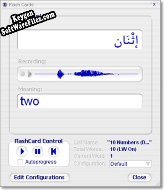 Declans Arabic Flashcards key free