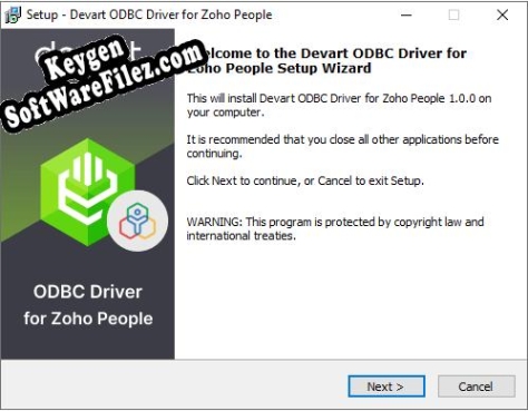Key generator (keygen) Devart ODBC Driver for Zoho People