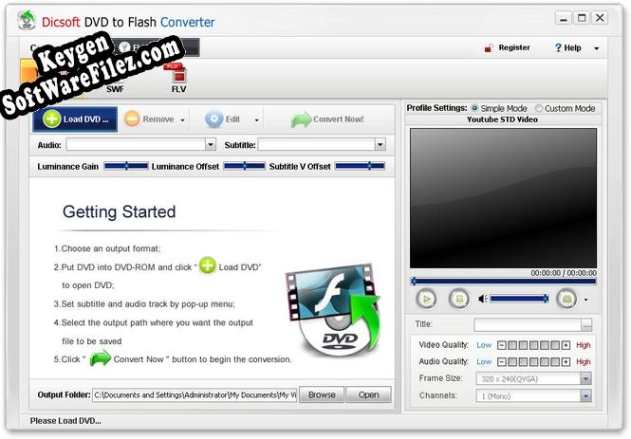 Dicsoft DVD to Flash Converter key free