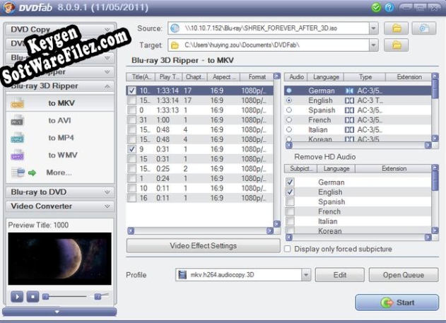 DVDFab Blu-ray 3D Ripper key free