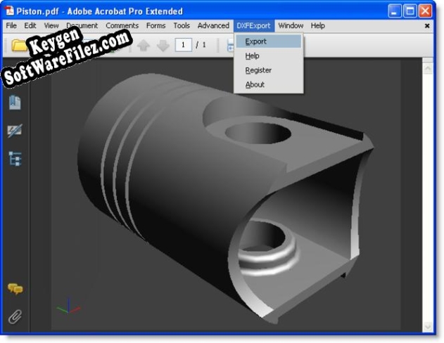 DXF Export for Acrobat key free