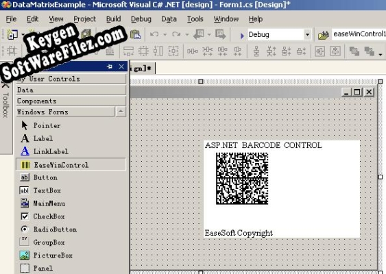 EaseSoft DataMatrix Barcode .NET Control activation key