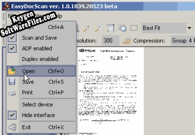 Key generator for Easy Doc Scan