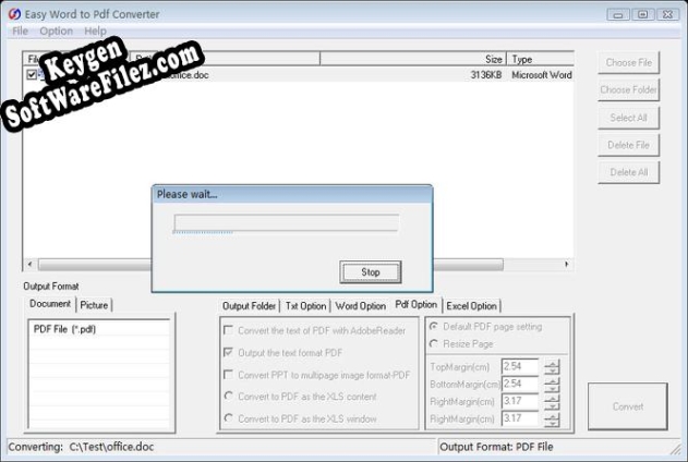 Easy Word to Pdf Converter key free