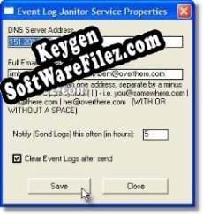 Event Log Janitor serial number generator