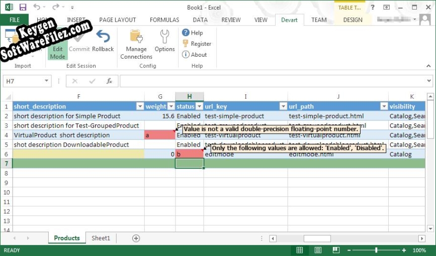 Key generator for Excel Add-in for Magento