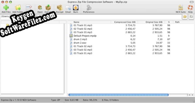 Express Zip Mac Compression Software key free