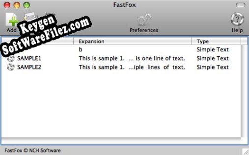 FastFox Text Expander for Mac key free