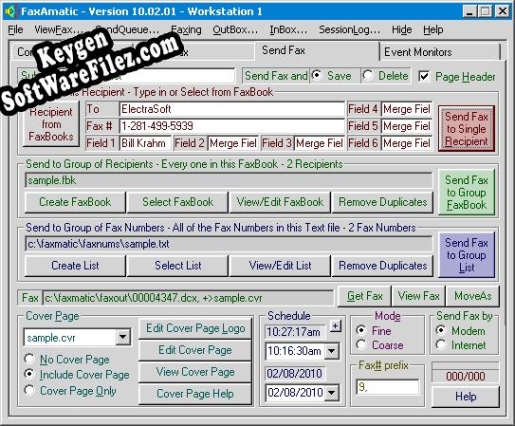 FaxAmatic activation key