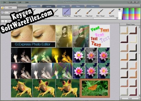 Free key for G.Express Photo Editor