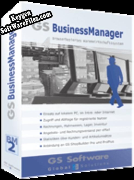 Registration key for the program GS BusinessManager Business (deutsch)